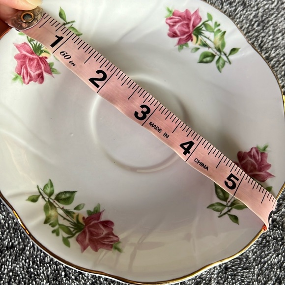 CERAMIC SAUCER MARIA PATTERN FORMALITIES BY BAUM BROS - Picture 8 of 9